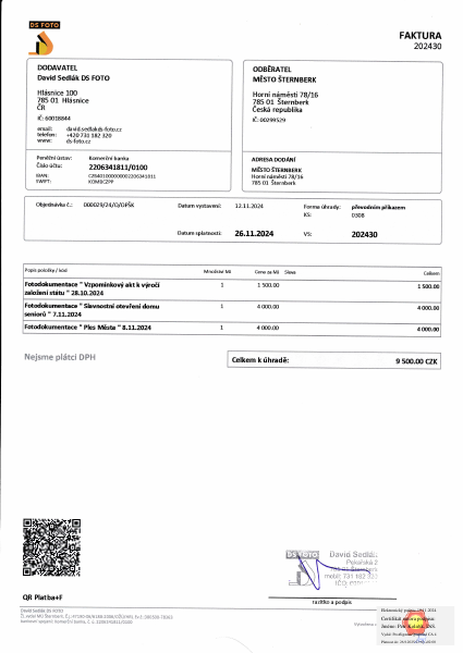 Dokument #4 — Profesionální faktura